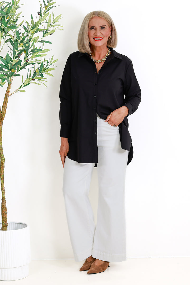 Classic Stretch Shirt | Black