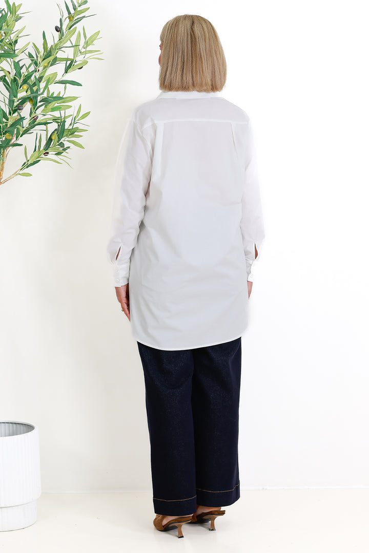 Classic Stretch Shirt | White