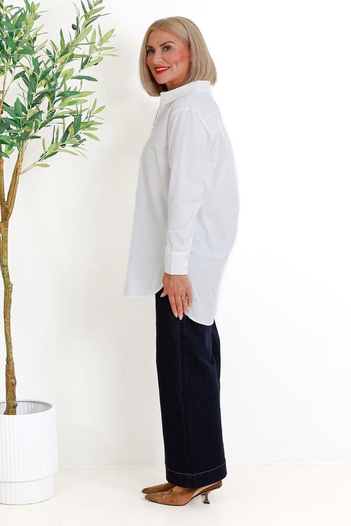 Classic Stretch Shirt | White