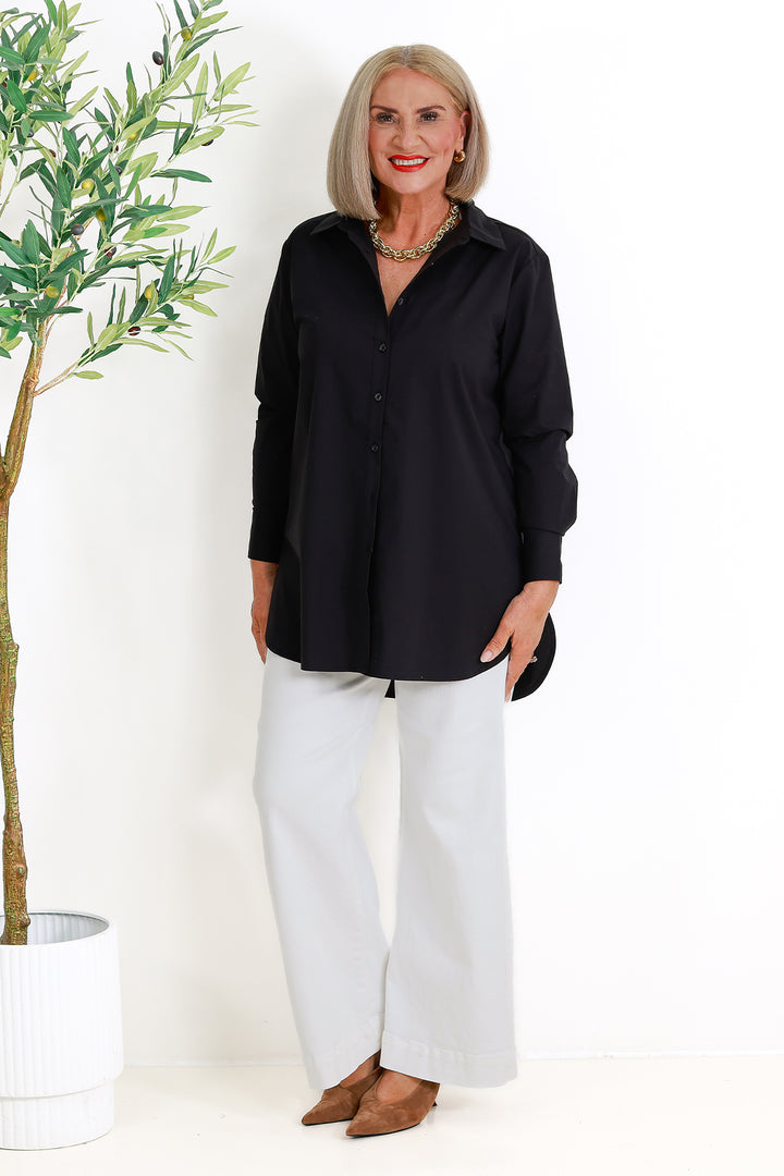 Classic Stretch Shirt | Black