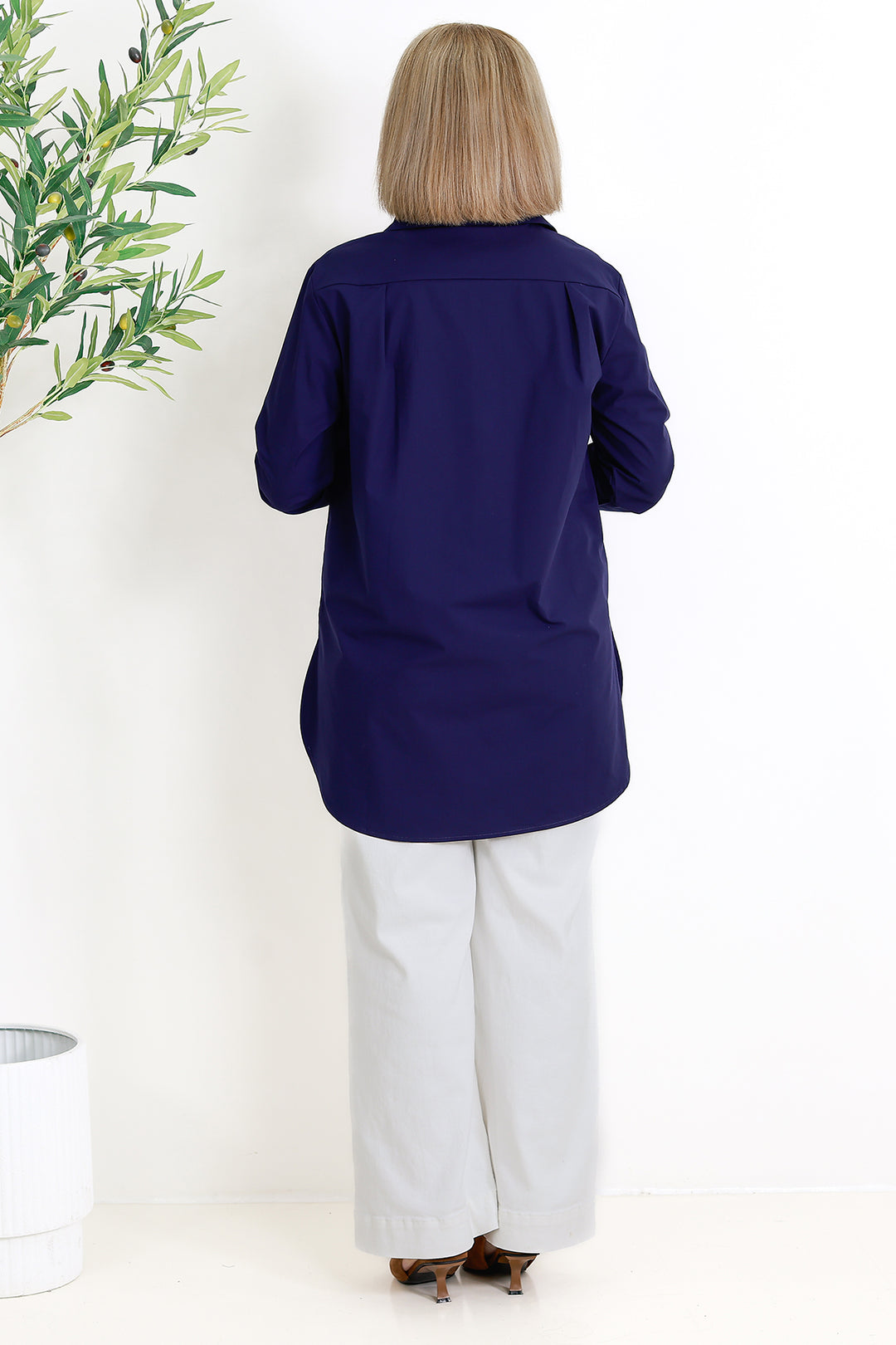 Classic Stretch Shirt | NAVY