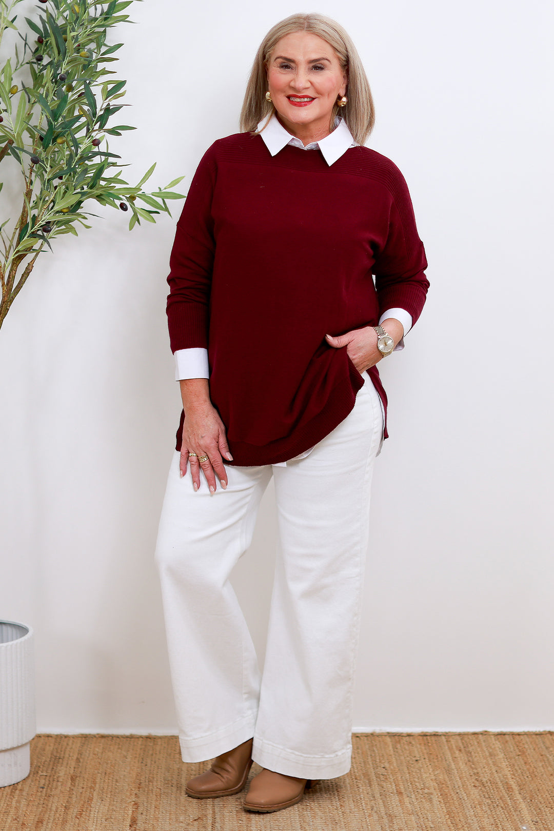 Orlando Knit | WINE