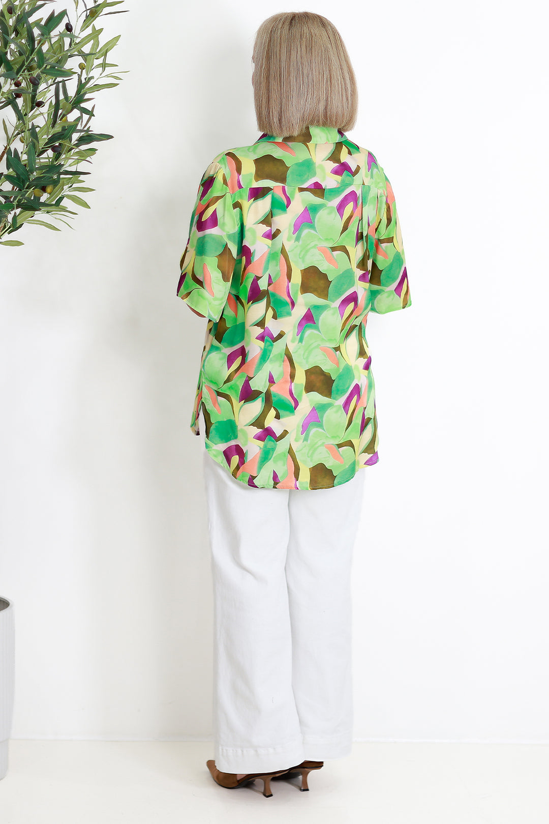 Imara Bell Slv | GREEN MULTI