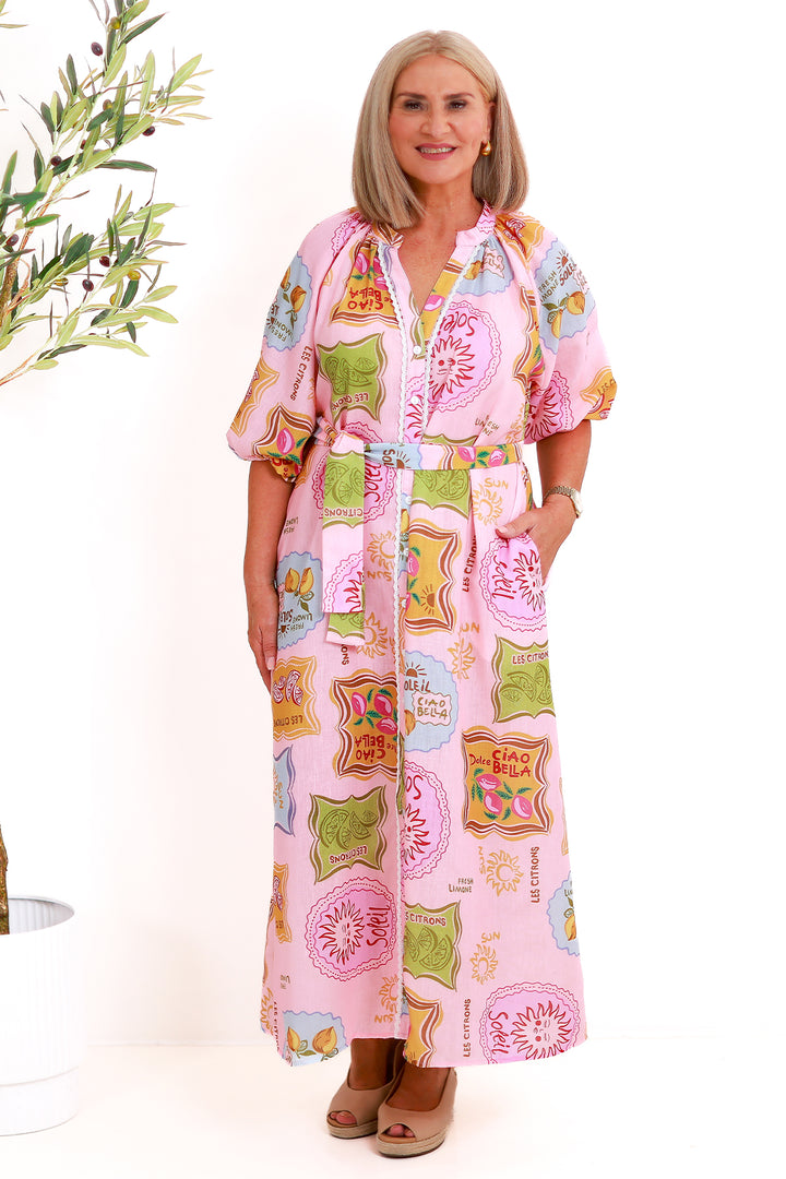 Dolce Bella Shirt Dress | PINK