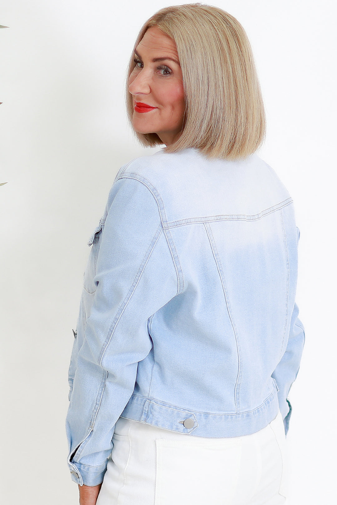 Justine Denim Jacket | LIGHT WASH