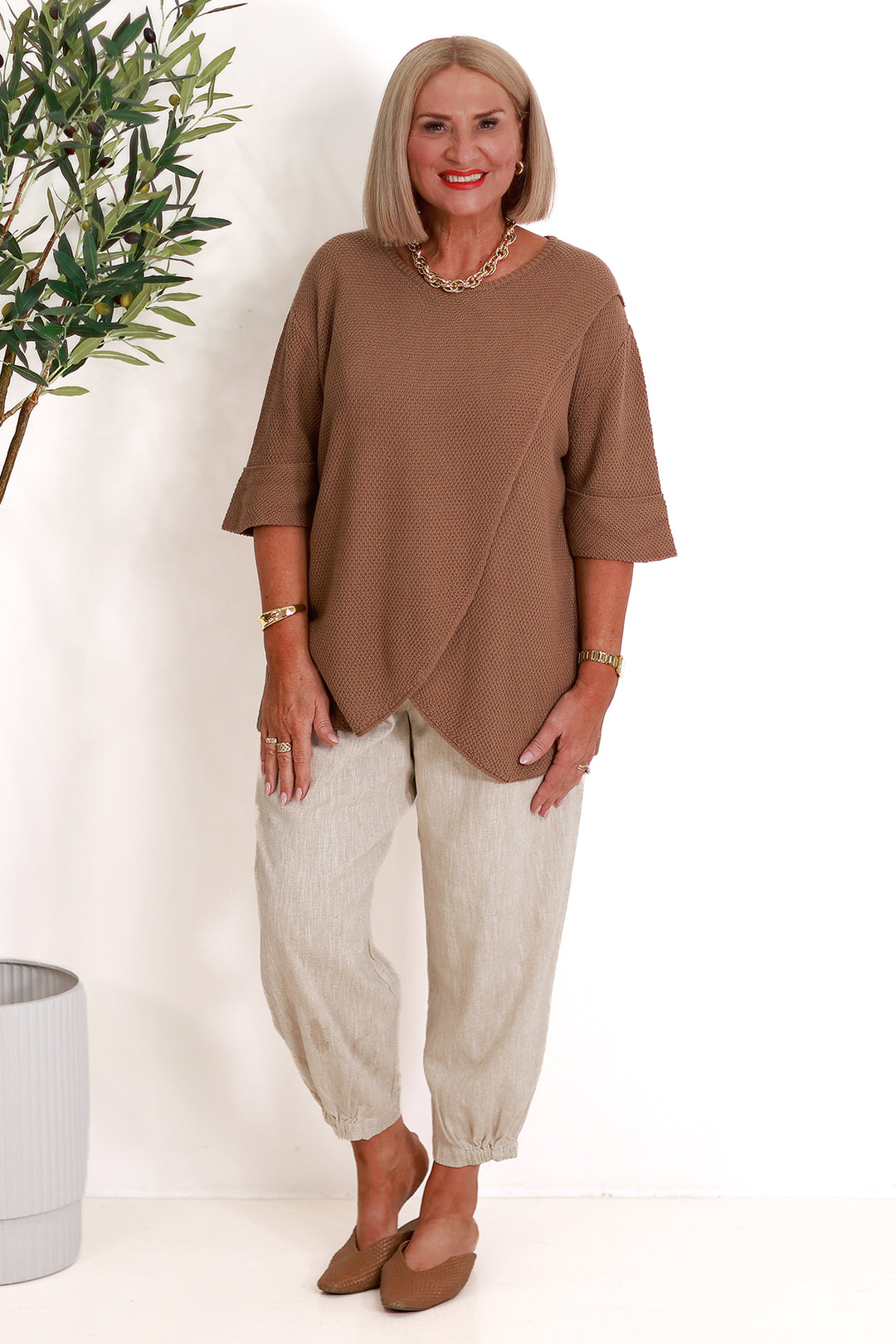 Lantana Cross Over Top | LATTE