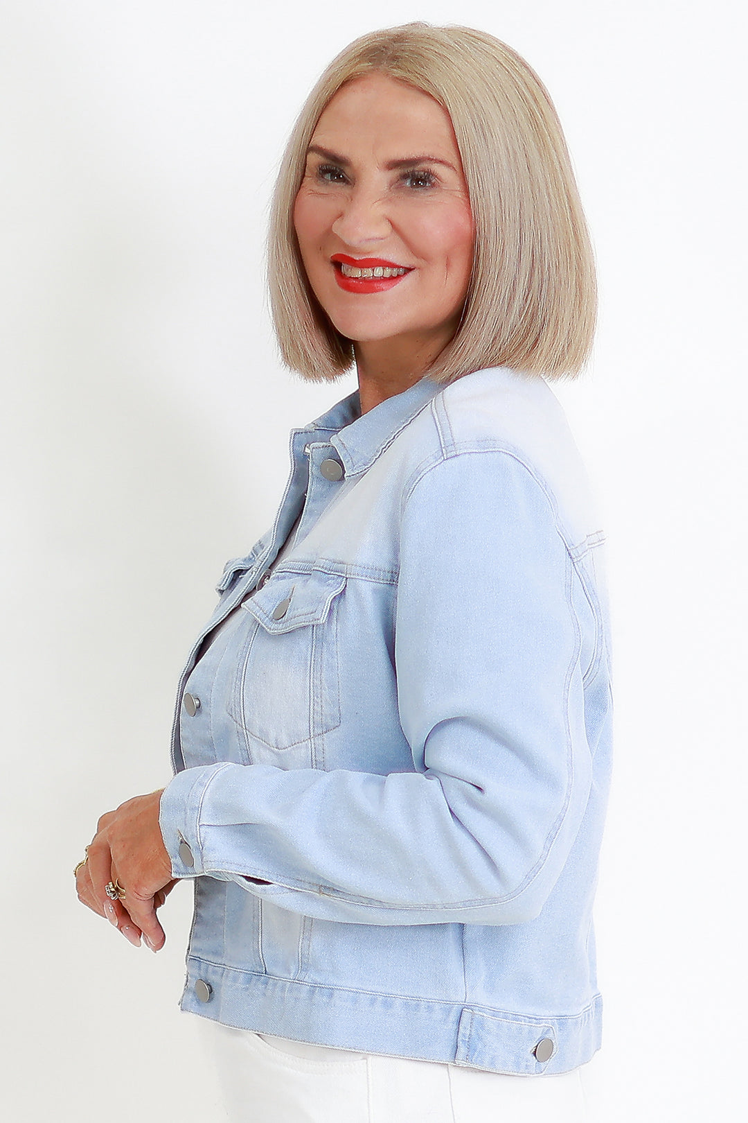 Justine Denim Jacket | LIGHT WASH