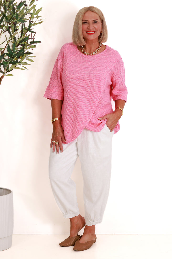 Lantana Cross Over Top | PINK