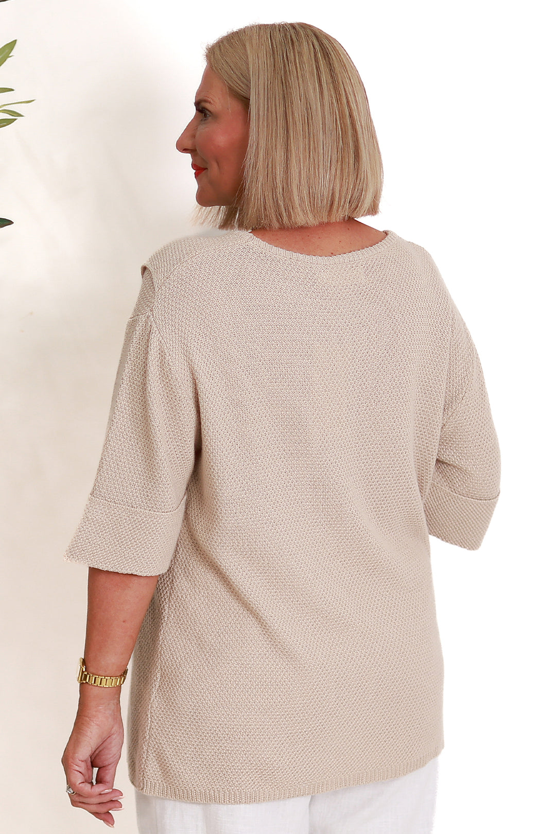 Lantana Cross Over Top | NATURAL
