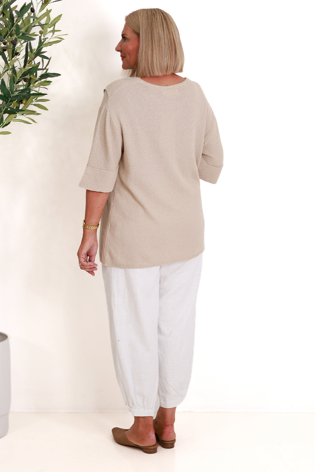 Lantana Cross Over Top | NATURAL