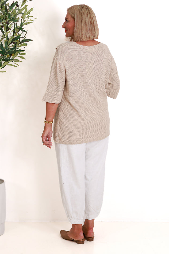 Lantana Cross Over Top | NATURAL