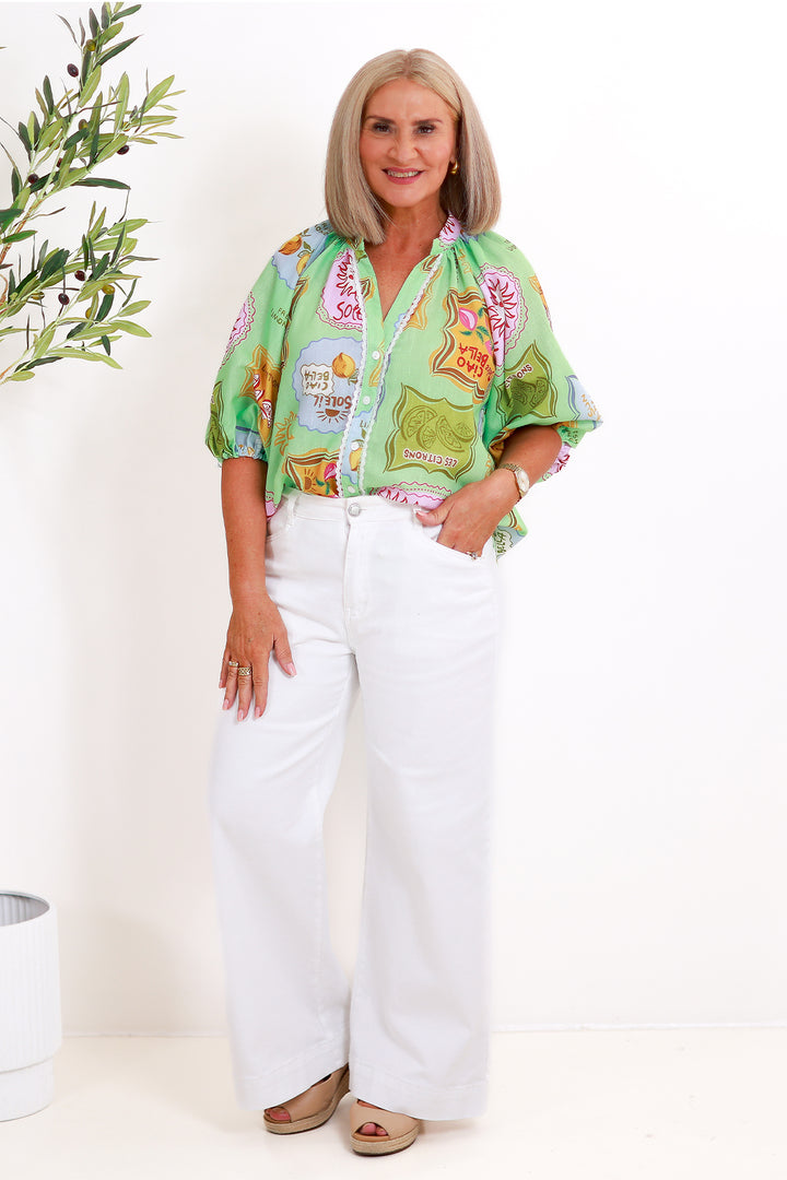 Dolce Bella Shirt | Sorbet GREEN