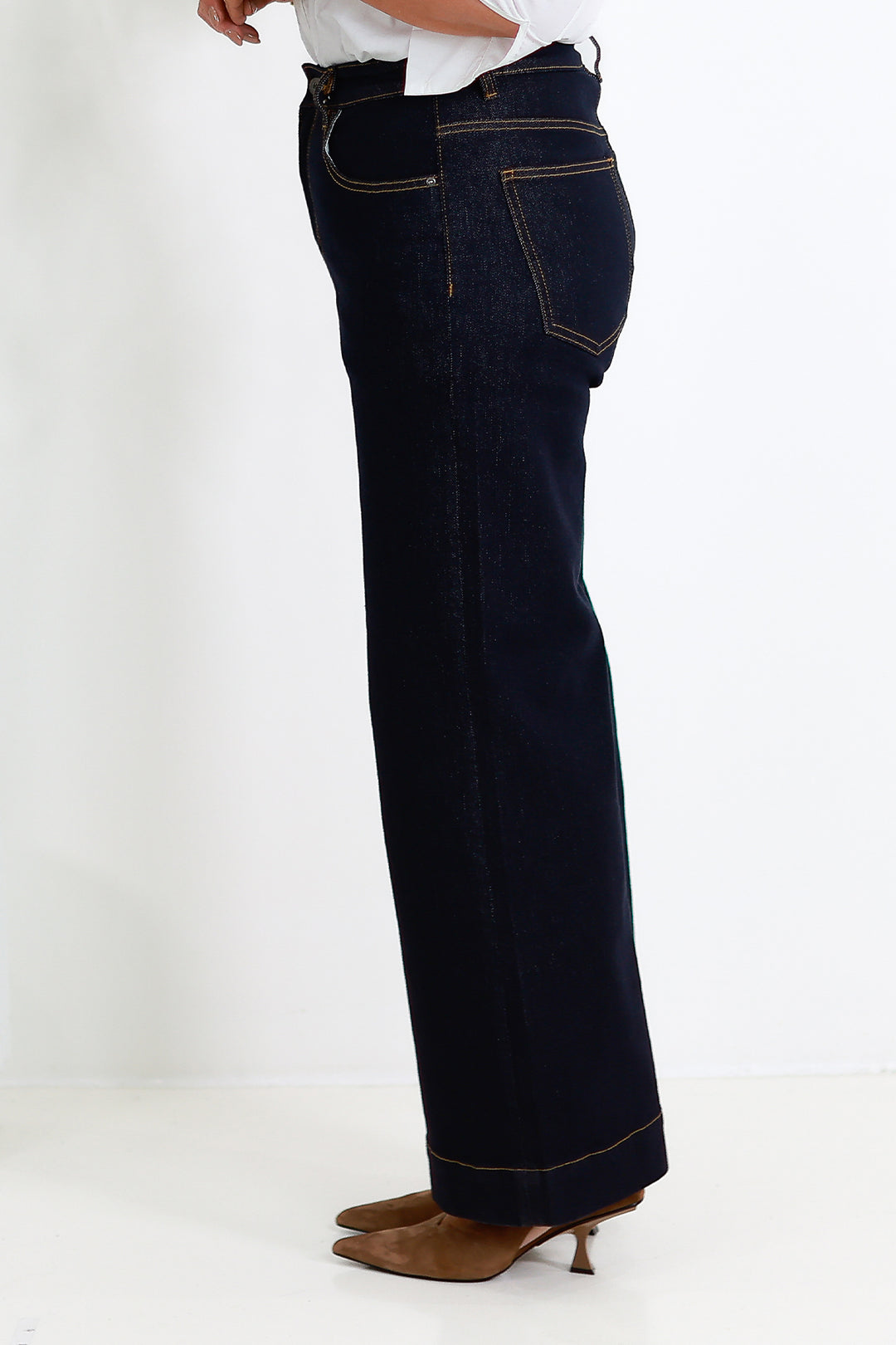 Almas Manor Stretch Jeans | Vintage Dark Blue