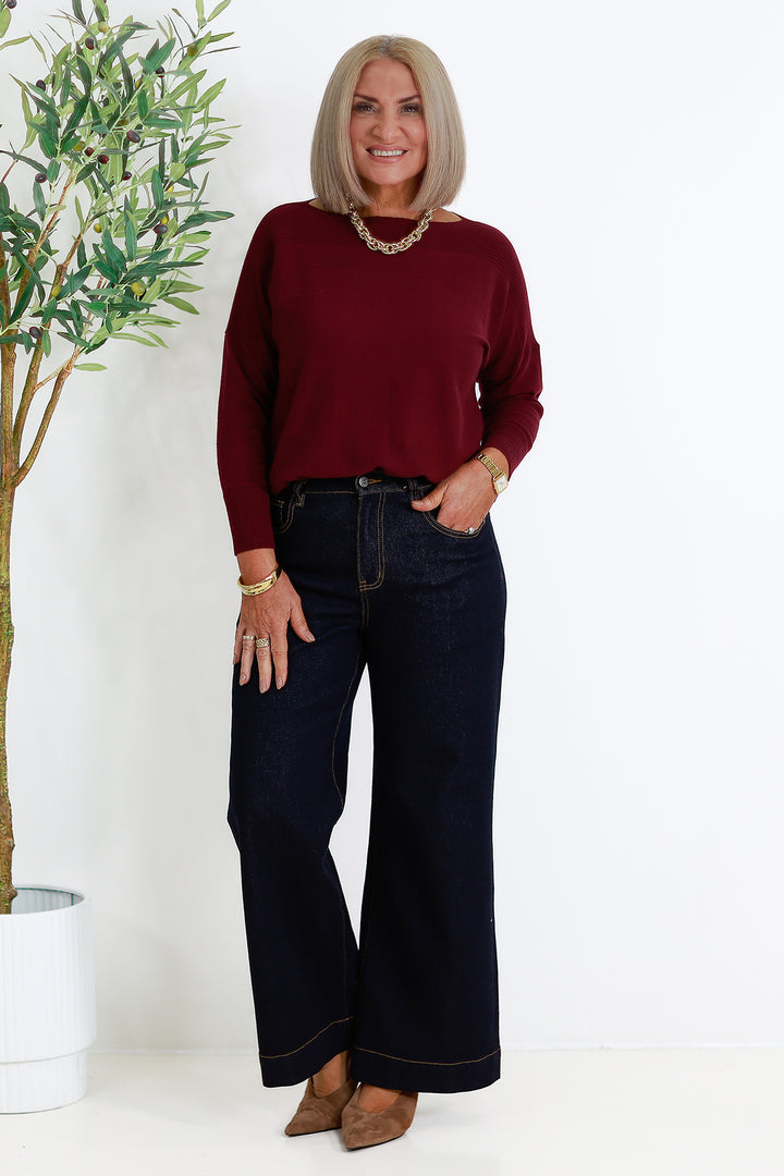 NEW Orlando Knit | MERLOT