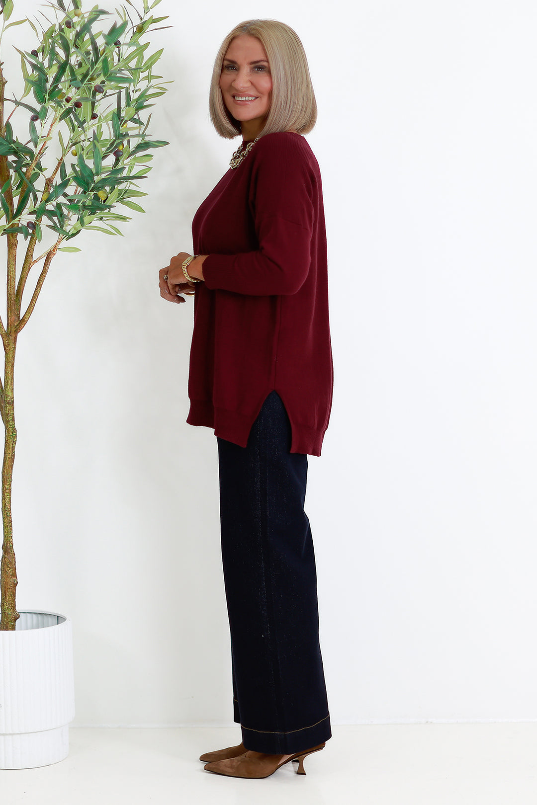 NEW Orlando Knit | MERLOT