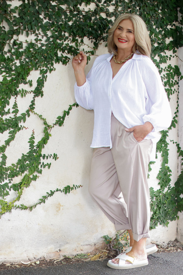 Tapered Pant - Beige