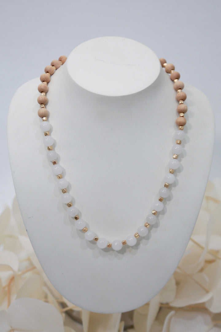 Sunset Necklace | White