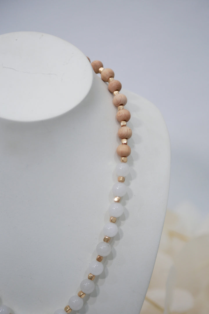 Sunset Necklace | White