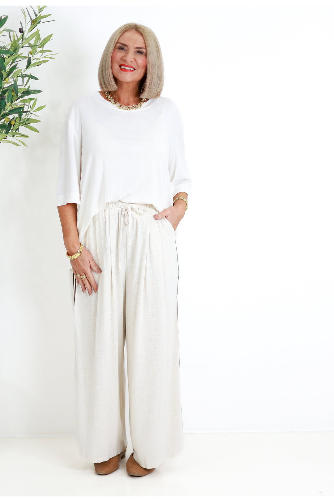 Arden Relaxed Pant | NATURAL
