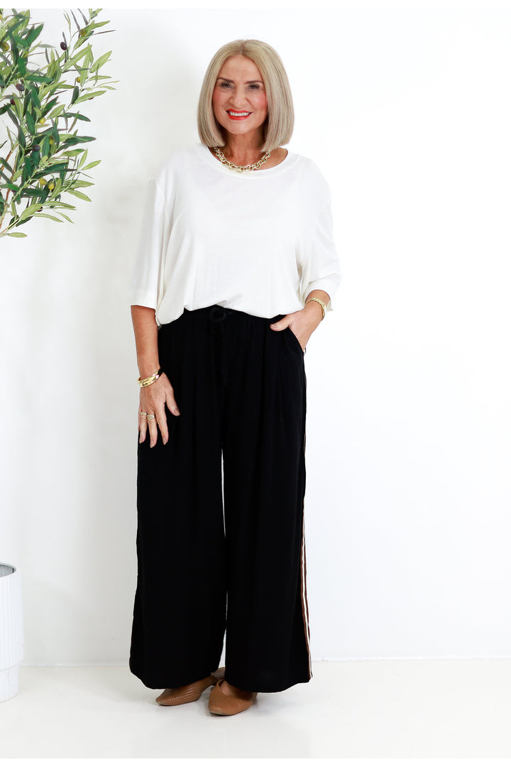 Arden Relaxed Pant | BLACK