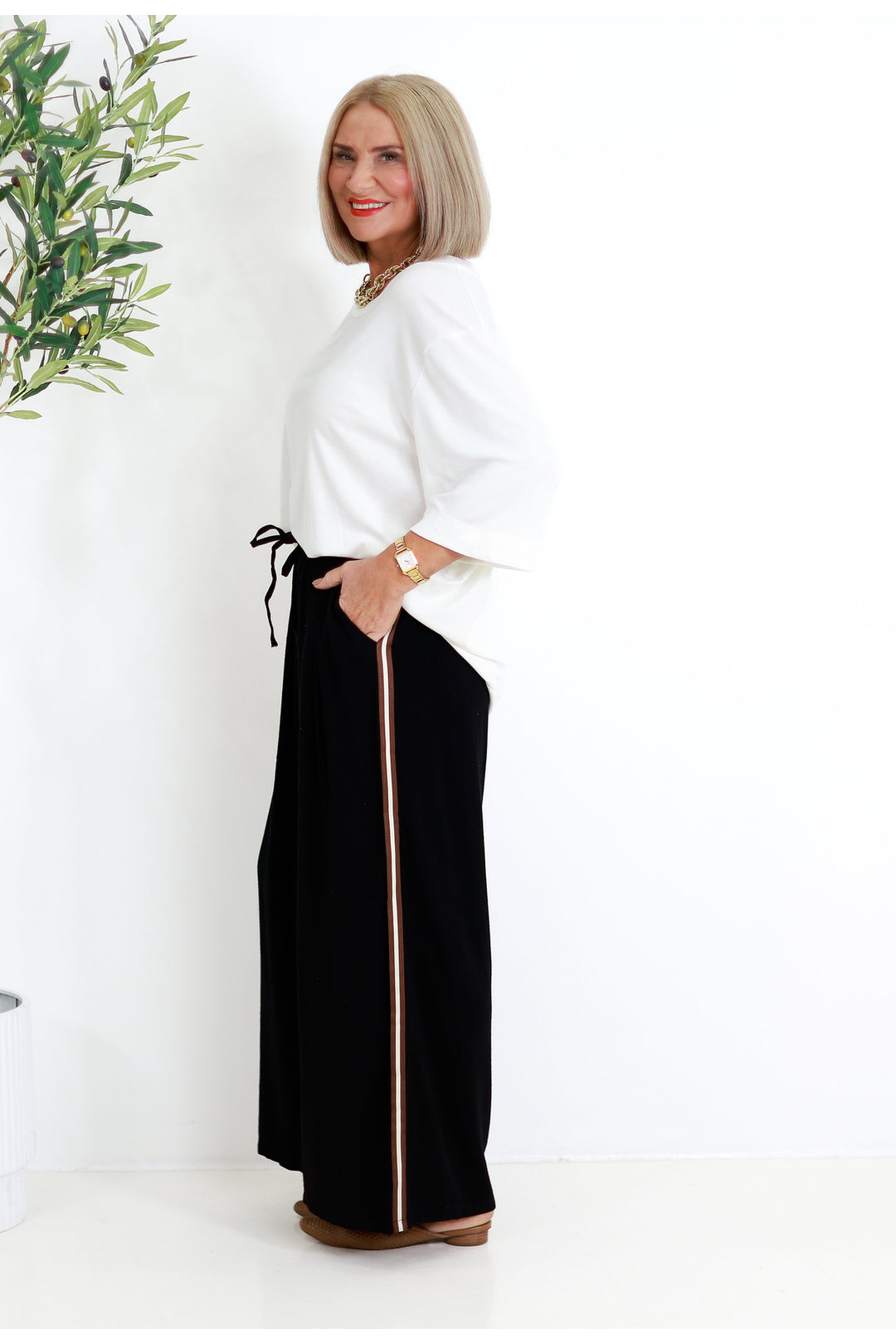 Arden Relaxed Pant | BLACK