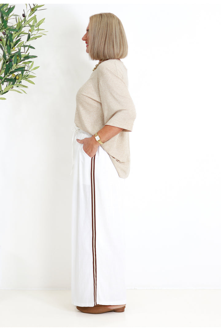 Arden Relaxed Pant | WHITE