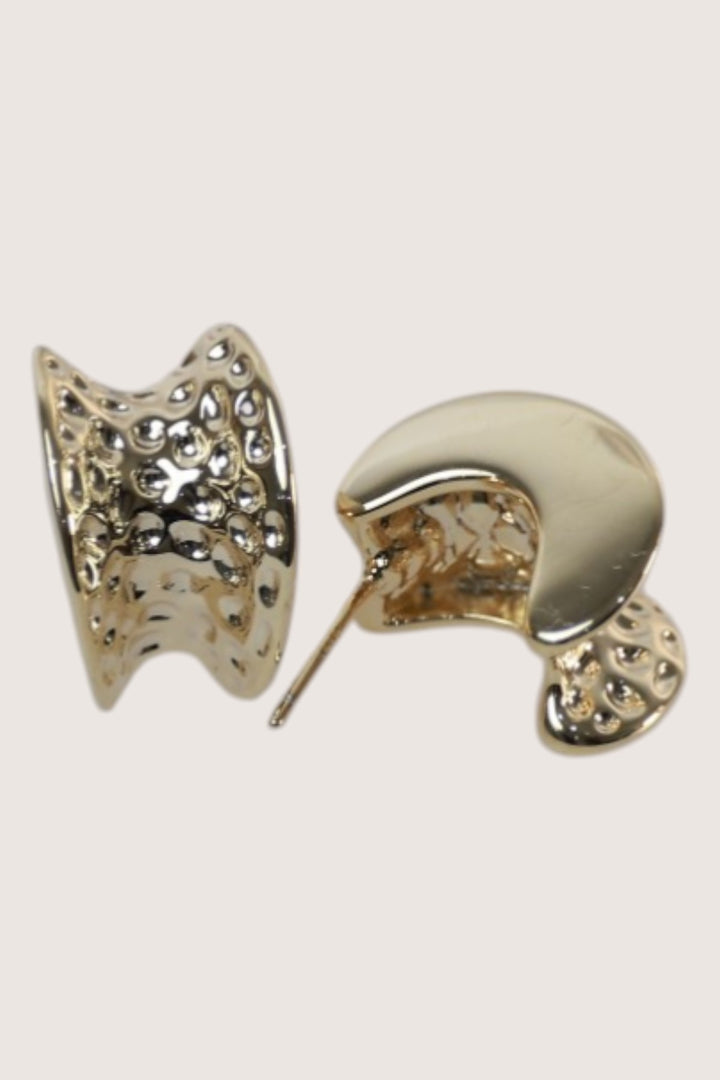 Luxe Ripple Earring | HOOP