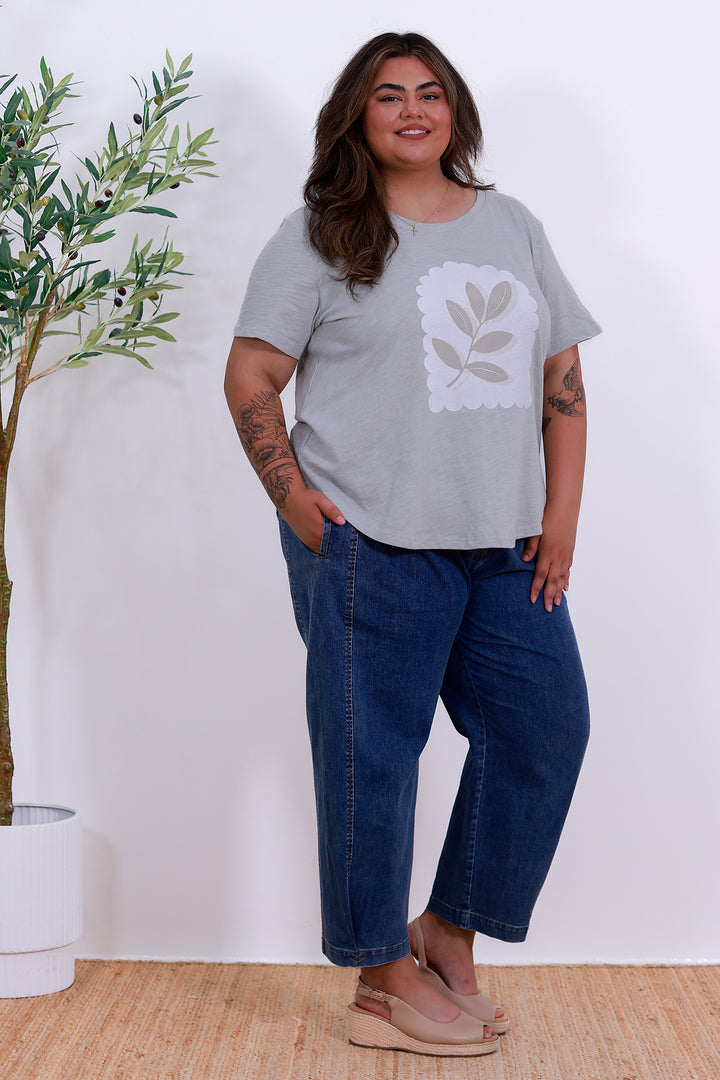 Leafy T-Shirt | Sage GREEN