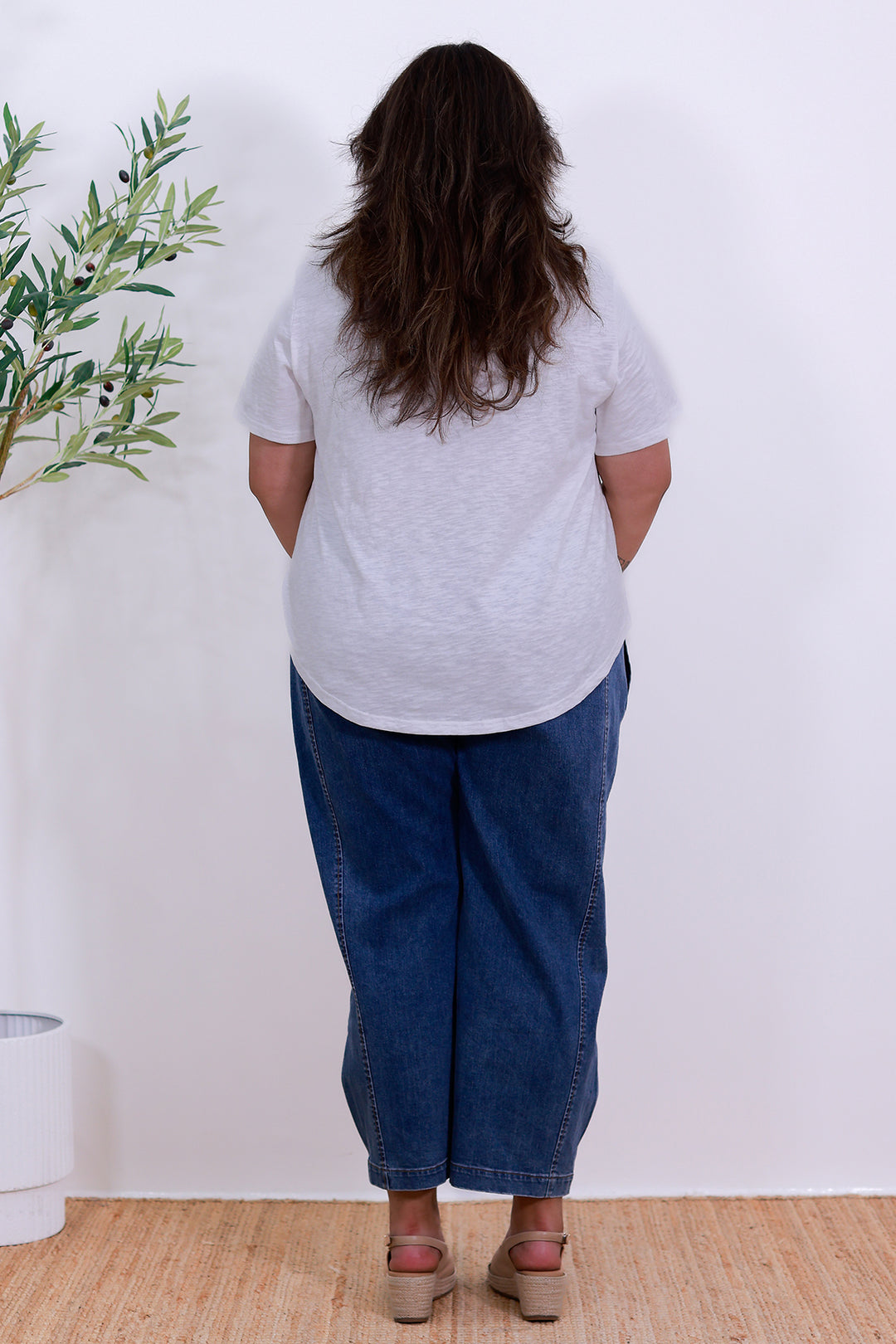 Leafy T-Shirt | WHITE
