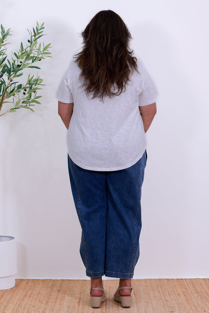 Leafy T-Shirt | WHITE
