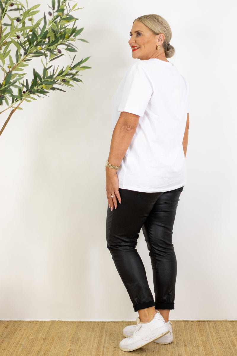 Classic V Tee | White