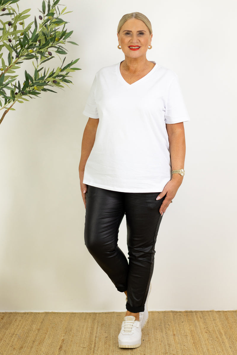 Classic V Tee | White