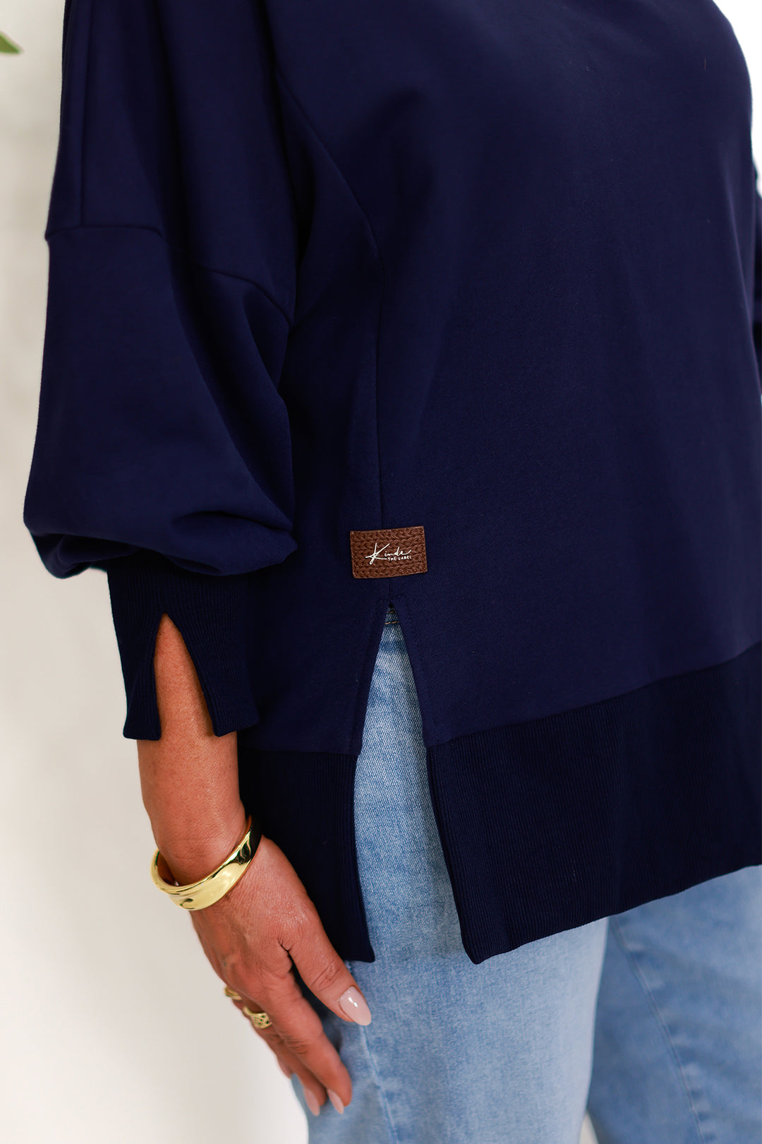 Tess Spring Crew | NAVY