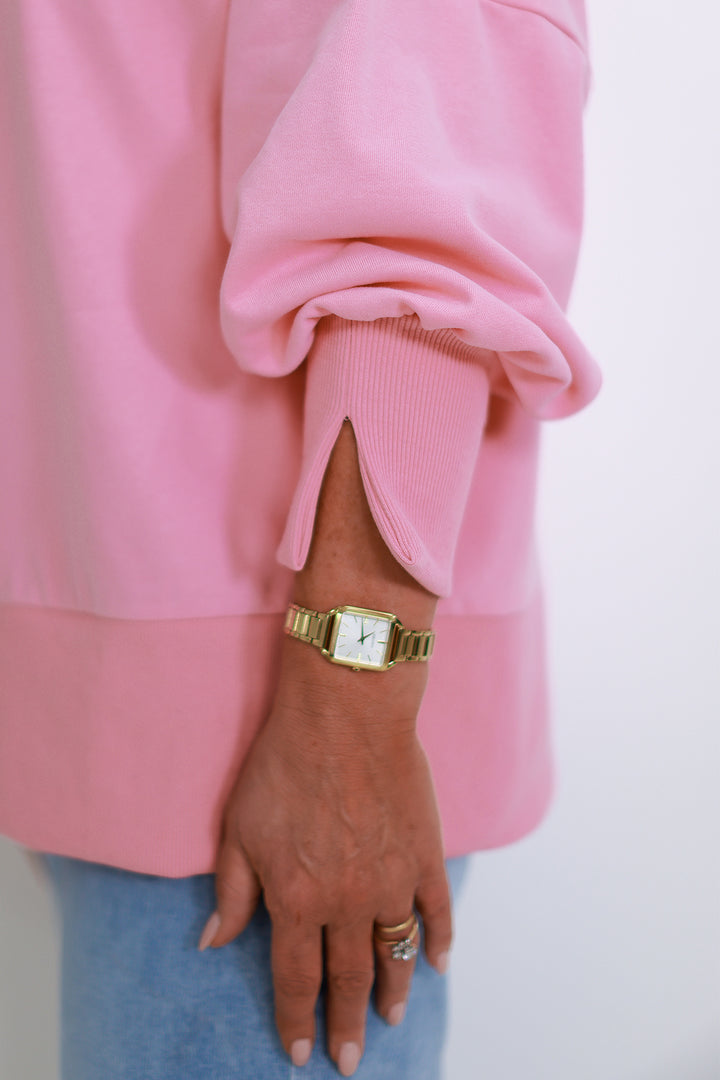 Tess Spring Crew | PINK