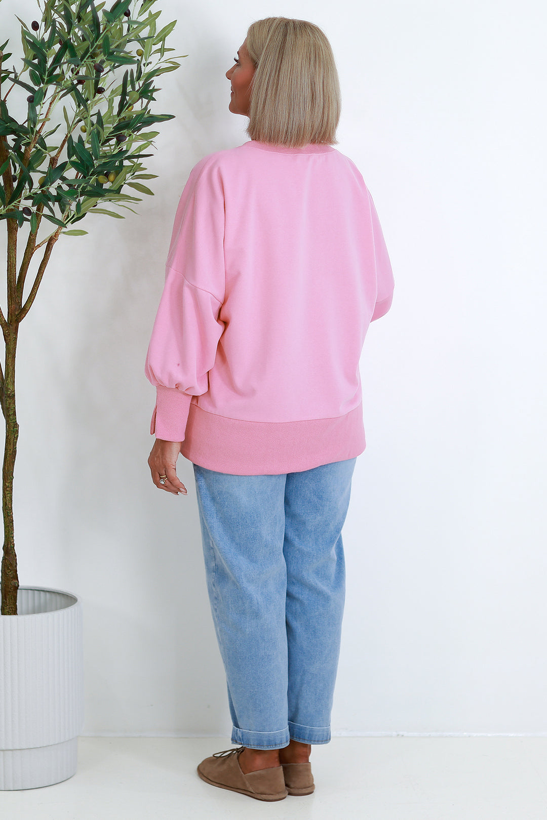 Tess Spring Crew | PINK