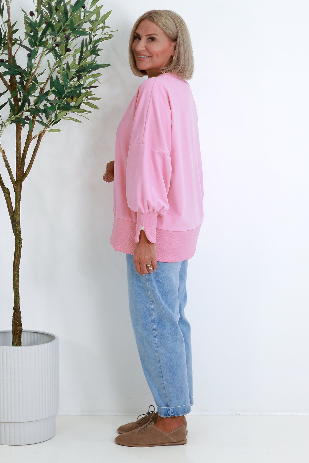 Tess Spring Crew | PINK
