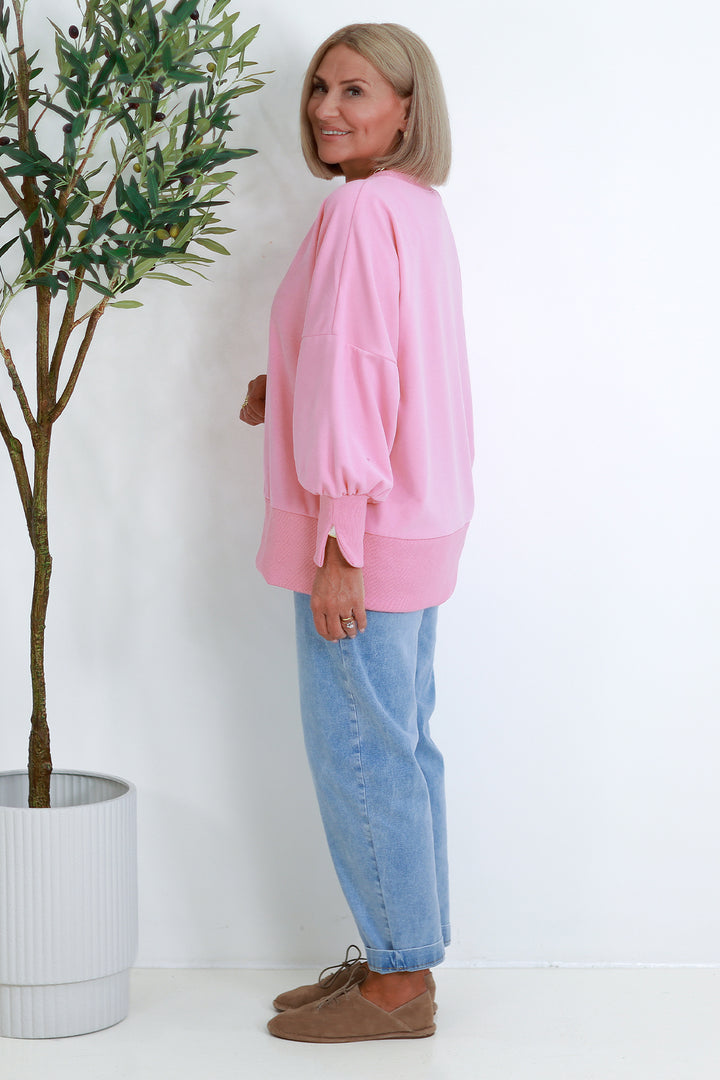 Tess Spring Crew | PINK