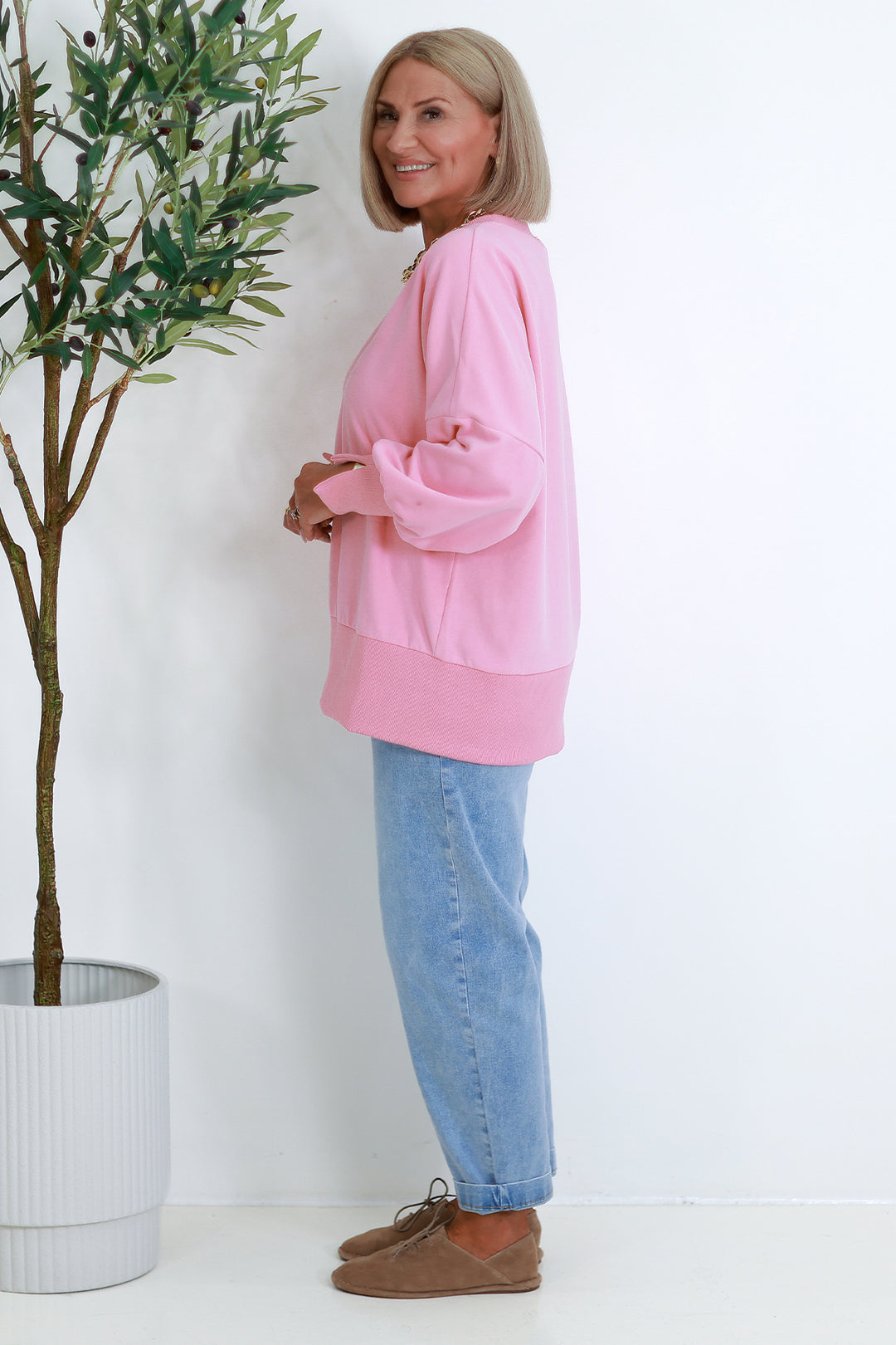 Tess Spring Crew | PINK