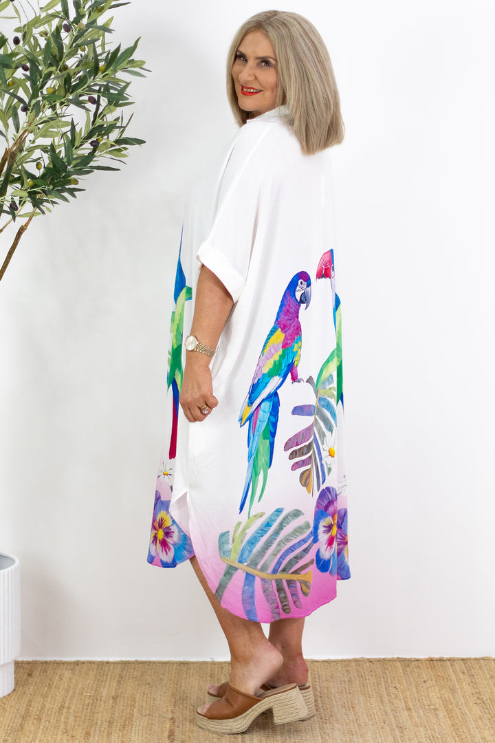 Sanctuary Shirt Dress | White