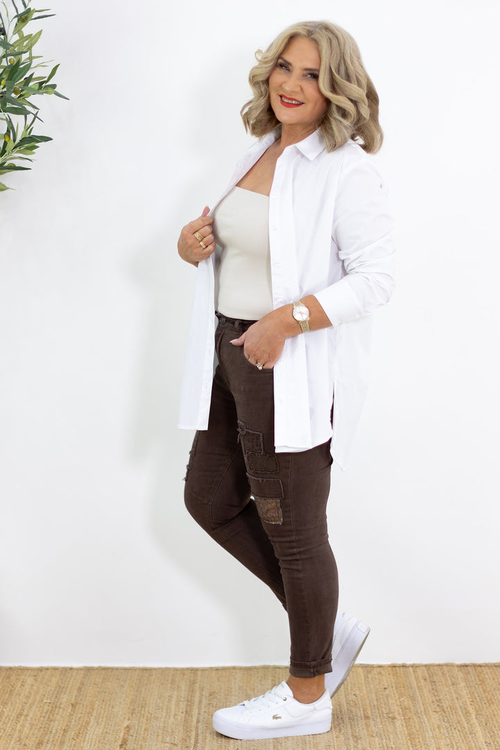New York Glam Jean | CHOC BROWN