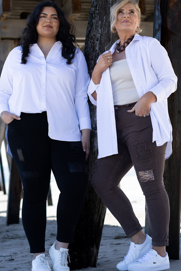 New York Glam Jean | CHOC BROWN