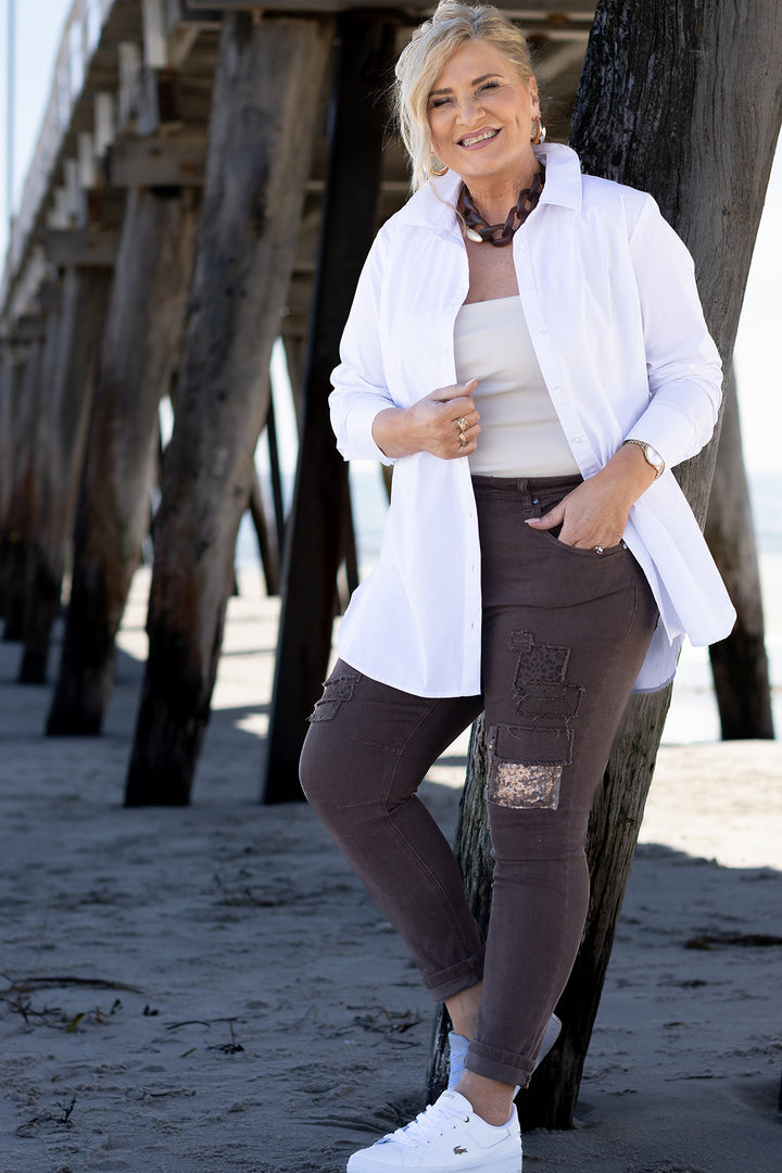 New York Glam Jean | CHOC BROWN