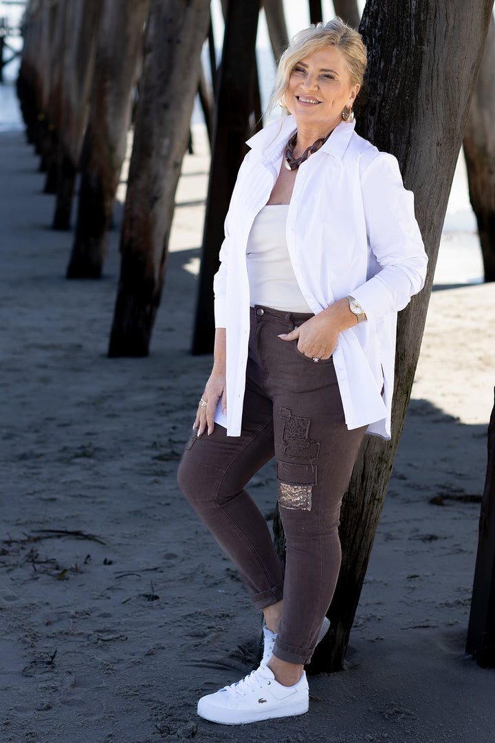 New York Glam Jean | CHOC BROWN