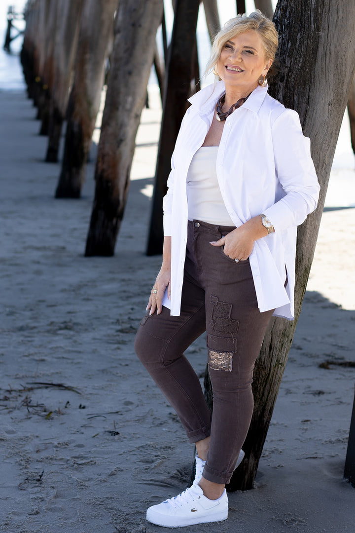 New York Glam Jean | CHOC BROWN