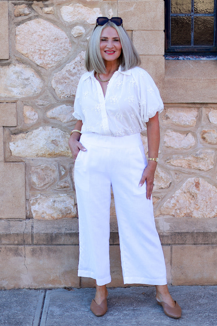 Willow Lite 7/8 Pant | WHITE
