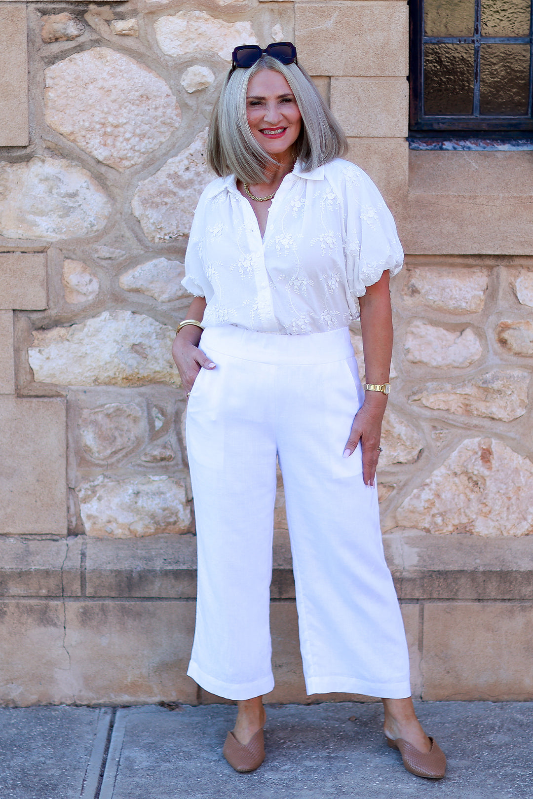 Willow Lite 7/8 Pant | WHITE