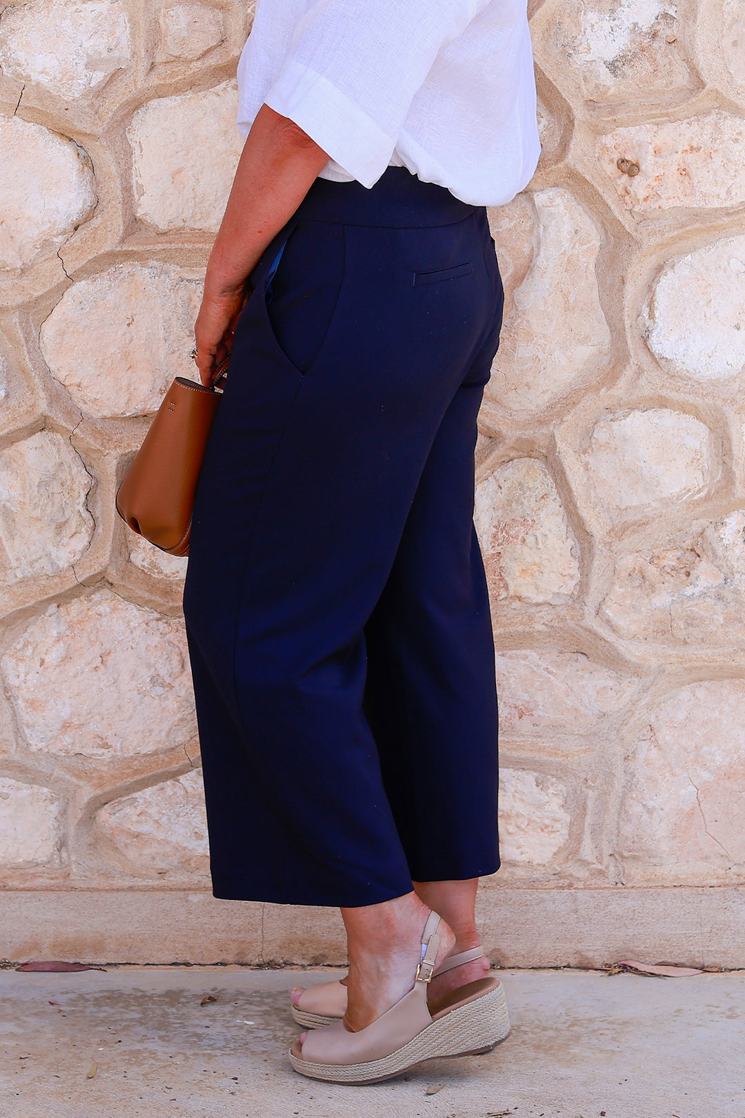 Willow Stretch 7/8 Pant | INK NAVY