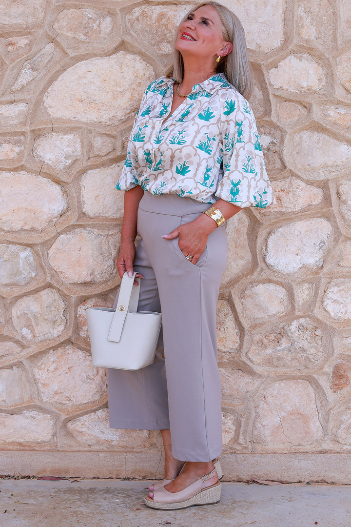 Willow Stretch 7/8 Pant | TAUPE