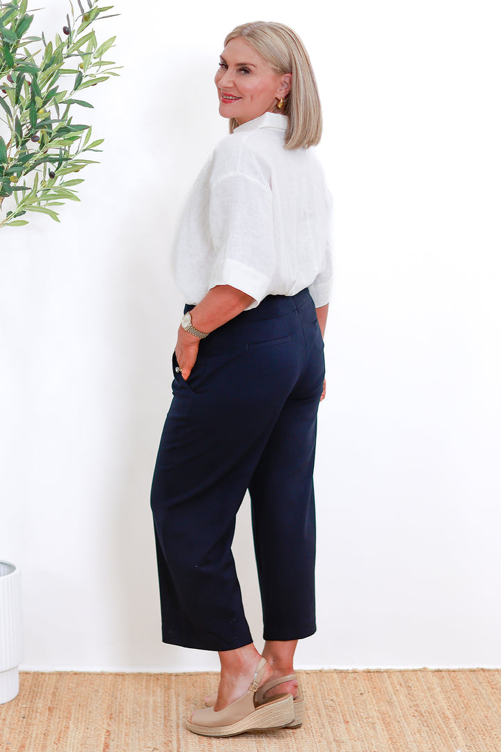 Willow Stretch 7/8 Pant | INK NAVY