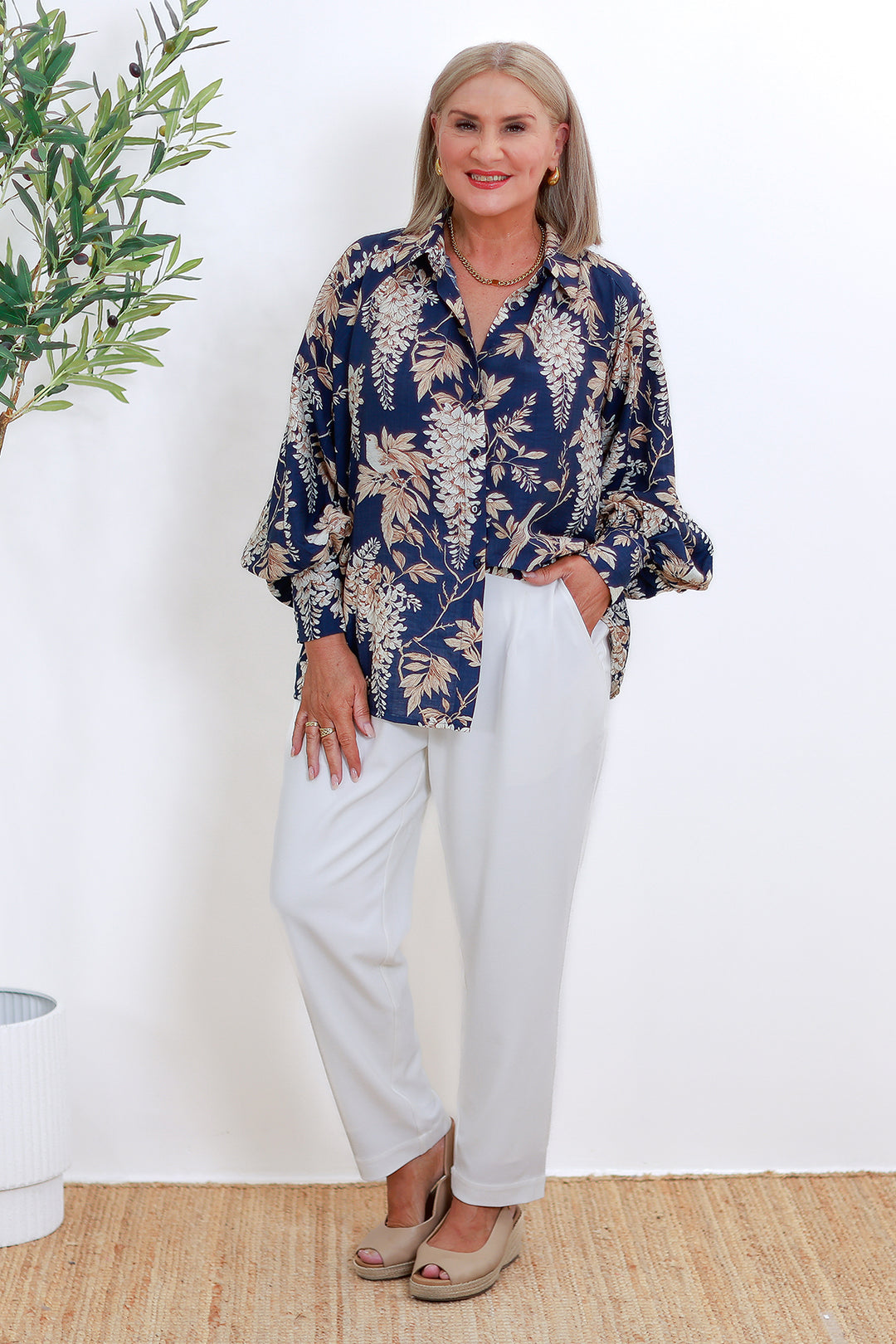 Rafina Spring Delight | Navy